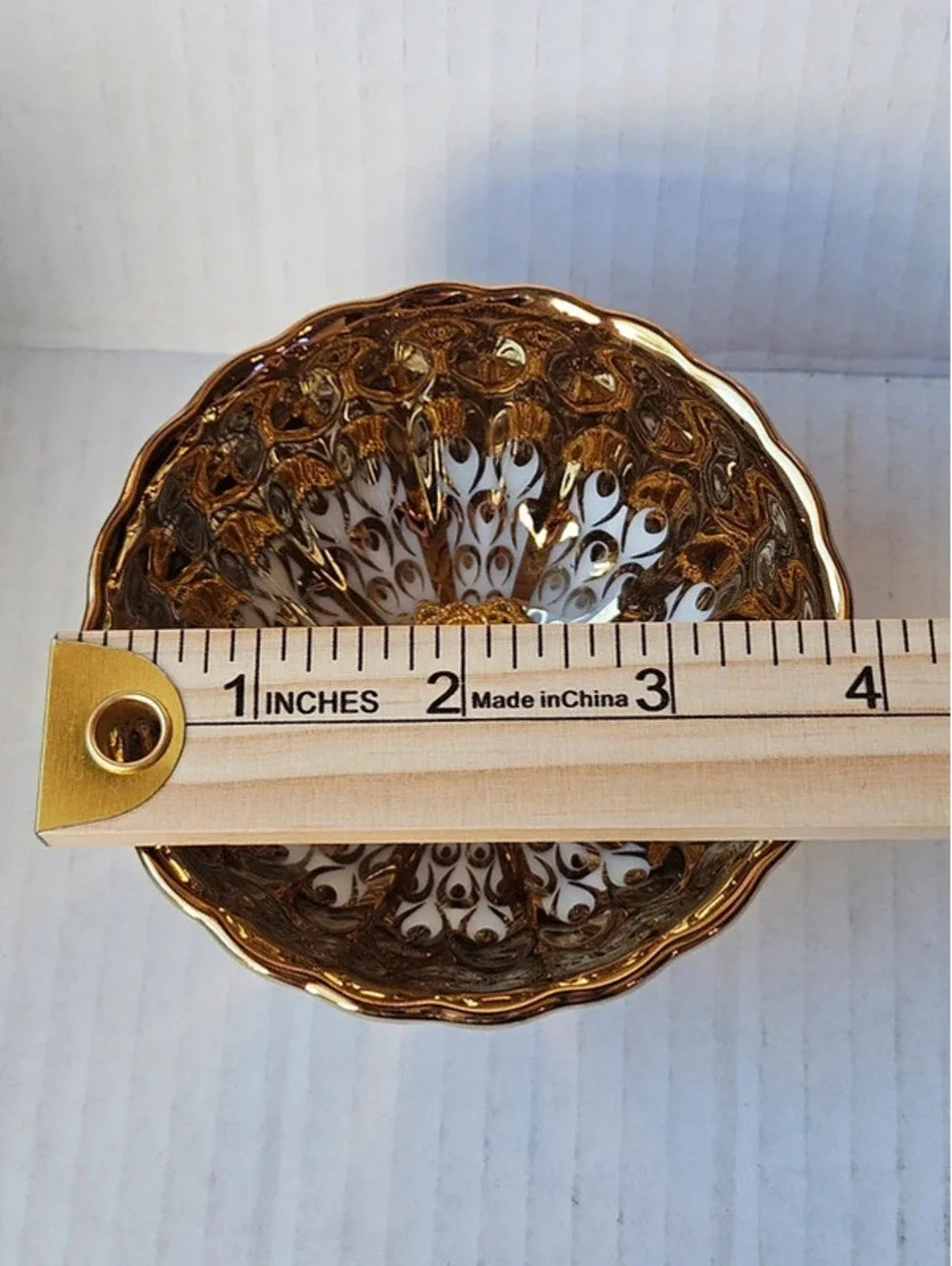 Handmade golden peacock Jianzhan tea cup luxury Chinese Tenmoku master cup